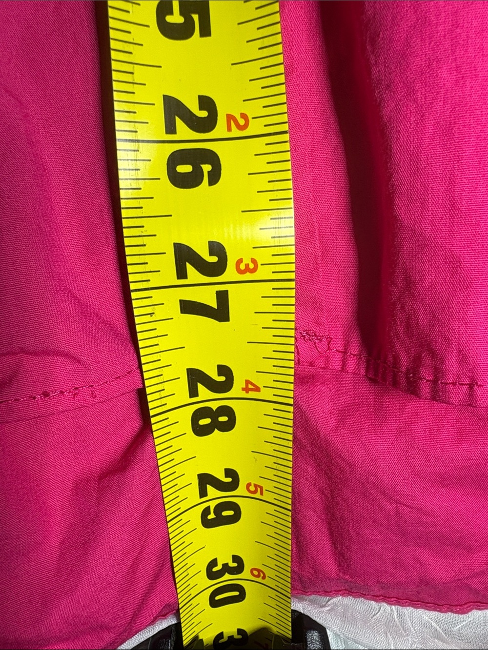 ZARA Bright Fuchsia Pink Long Sleeve Poplin Blouse XS Oversized - Picture 11 of 11